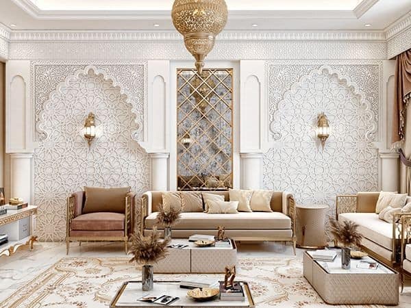 النمط المغربي في التصميم الداخلي