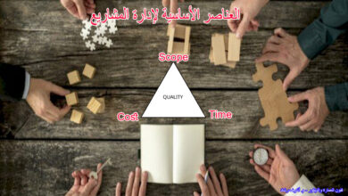 العناصر الأساسية لإدارة المشاريع