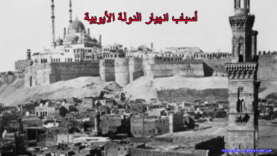 أسباب إنهيار الدولة الايوبية